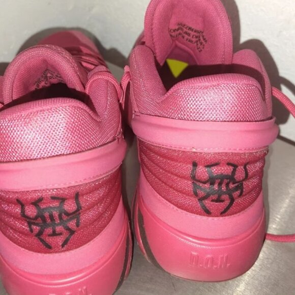 Adidas Jazzberry Jam Red Black Crayola Free To Create Lace Up Sneakers Youth 3.5 - Picture 4 of 7